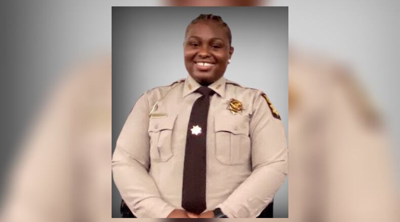 Fulton County Deputy Shakeema Brown Jackson was killed in a shooting Wednesday night at a home in Covington. Her brother, Levoy Brown, was also killed.