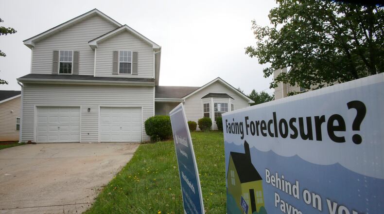 A foreclosed property in Clayton County. Metro Atlanta's middle class has just emerged from the worst economic slump of most people's lifetimes.