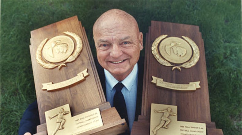 Coaching legend Erk Russell turned Georgia Southern into a Division I-AA power, winning three championships (1985, 1986, 1989) with the Eagles. As head coach, he went 83-22-1.