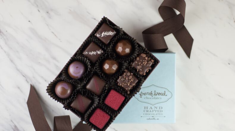 Bean-to-Bar Bonbons from Asheville’s French Broad Chocolates / Courtesy of French Broad Chocolates