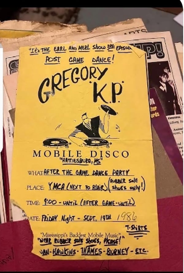 Greg Street as a teen used to promote shows in Hattiesburg, Mississippi under the moniker Gregory KP. He became Street once he moved to Houston as a DJ. (Courtesy)
