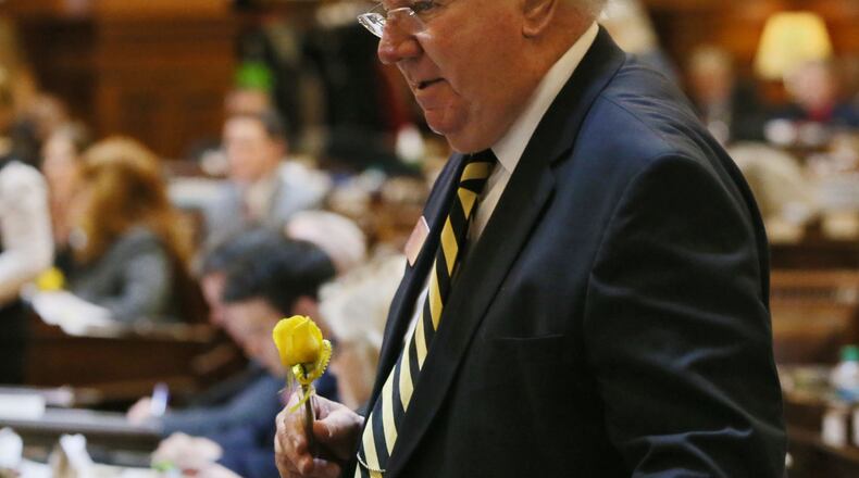 House Judiciary Committee Chairman Wendell Willard, R-Sandy Springs, is a chief sponsor of a bill to authorize a Georgia constitutional amendment to alter the commission that oversees judicial conduct. BOB ANDRES / BANDRES@AJC.COM / March 2015 photo