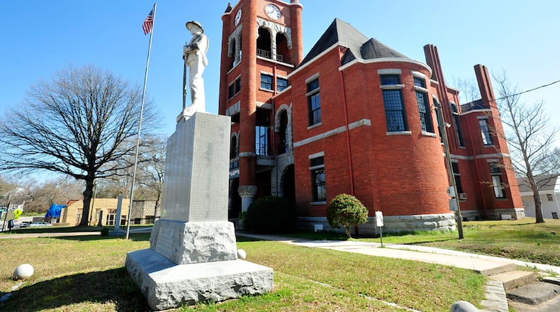 The Oglethorpe County Courthouse in Lexington, Ga. on Saturday, March 12, 2011.