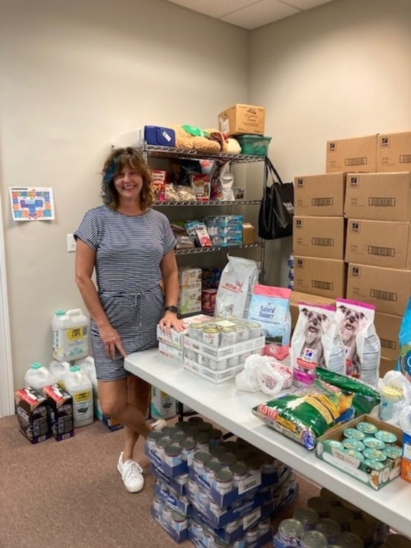 Jules Hornsby volunteers as coordinator of the Meals on Wheels for Pets program that serves recipients through Senior Services North Fulton. (Contributed by Jules Hornsby)