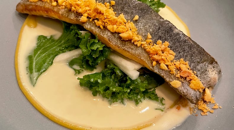 They have rainbow trout in Scotland, but at Nadair they serve North Georgia Rainbow Trout. (Angela Hansberger for the AJC)