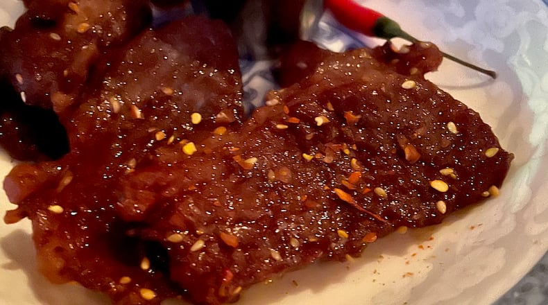 So So Fed, which has a residency at Grant Park's Full Commission Sundays through Tuesdays, offers Laotian beef jerky. Angela Hansberger for The Atlanta Journal-Constitution