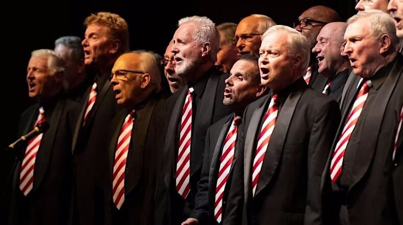 For its Christmas concert, the Big Chicken Chorus will be joined by Classic Cuts, Quadraphonics and Georgia Sensation at 3 p.m. Dec. 18 at Lassiter Concert Hall in Marietta. (Courtesy of Big Chicken Chorus)