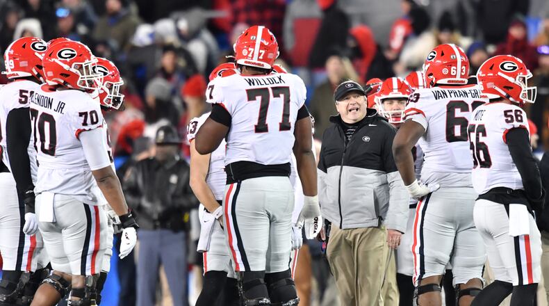 Georgia football-Kirby Smart-dinosaurs-Georgia Tech