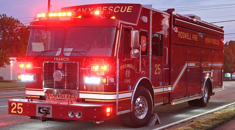 For the past 300 days, the Roswell Fire Department has consistently met its goals of fully staffing seven fire engines, two ladder trucks and the Battalion Chief vehicle. (Courtesy Roswell Fire Department)