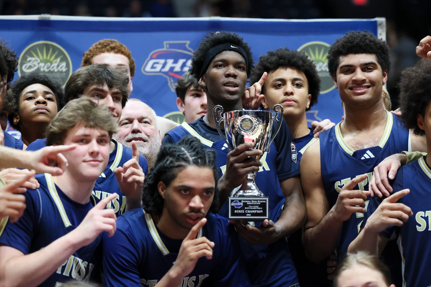 4A Boys State Championship game between St. Pius X and Pace Academy