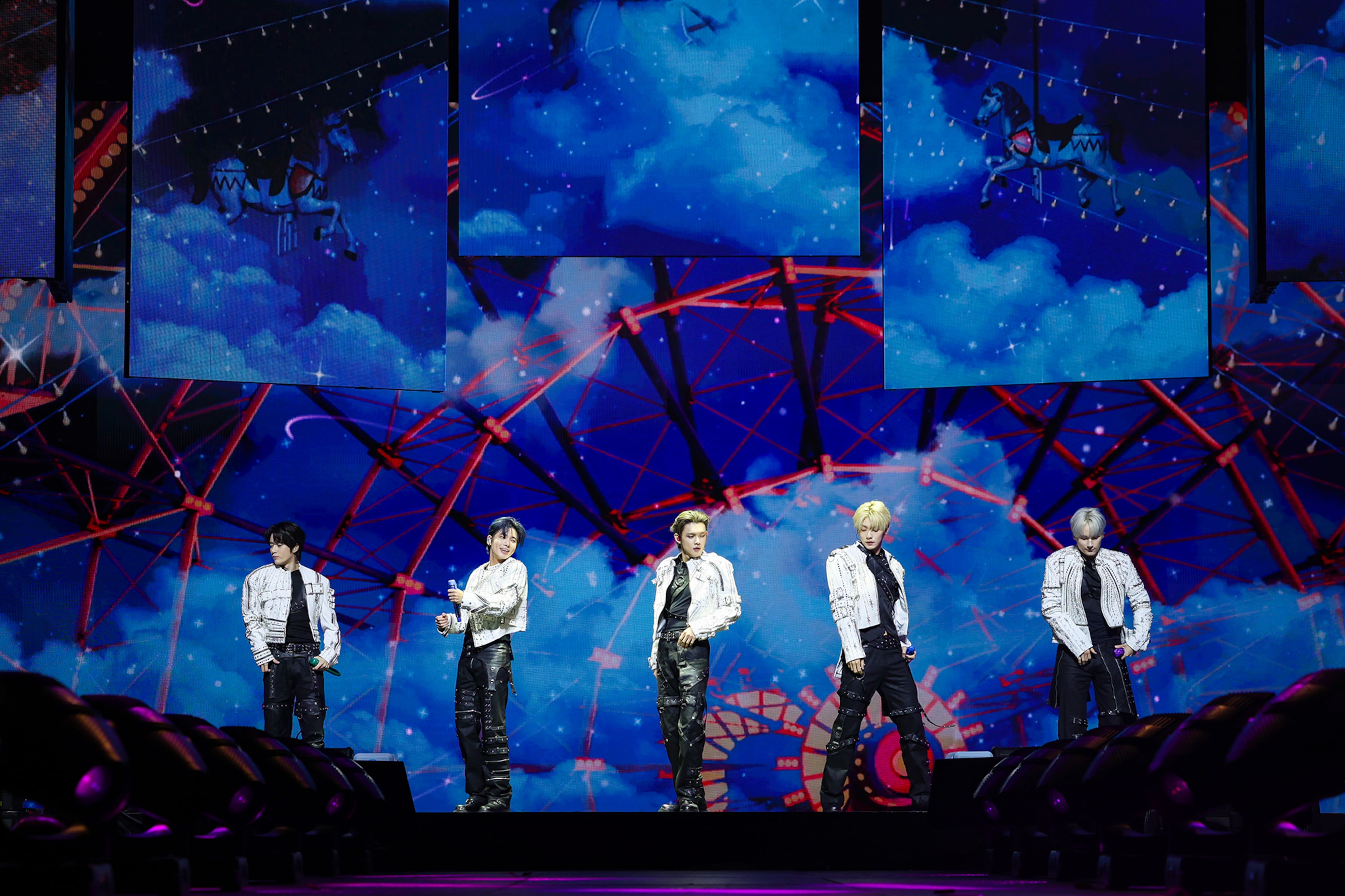 "Our experiences and lessons since our debut have influenced our music, reflecting our growth both as a group and as individuals," Tomorrow X Together member Beomgyu said. (Courtesy of Bighit Music)