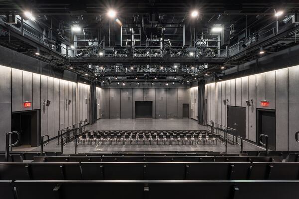 The new Goizueta Stage for Youth & Families is a highly adaptable space that can transform for for a variety of uses, including theatrical shows, rehearsals and symphony performances. (Courtesy of Woodruff Arts Center)