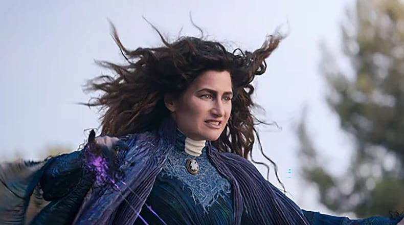 Kathryn Hahn, whose character Agatha Harkness was beloved in "WandaVision," is getting her own spinoff "Agatha: Agent of Chaos" on Disney+. DISNEY+