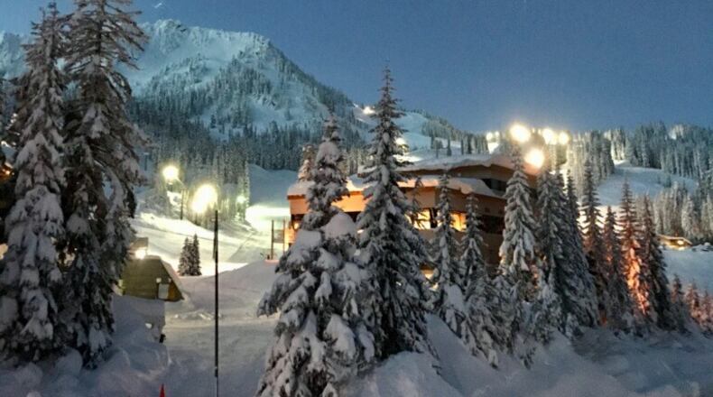 "Our son Matt Porter is a Manager at Steven’s Pass Ski Resort in Washington State. He took this photo from his smartphone as he pulled into the employee parking lot at sunrise," wrote David and Carole Porter of Doraville.