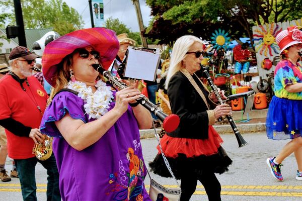 Tucker Day 2025 features a parade in which participants can walk, bicycle  or ride in a human-powered float. (Courtesy of Tucker Day 2025)