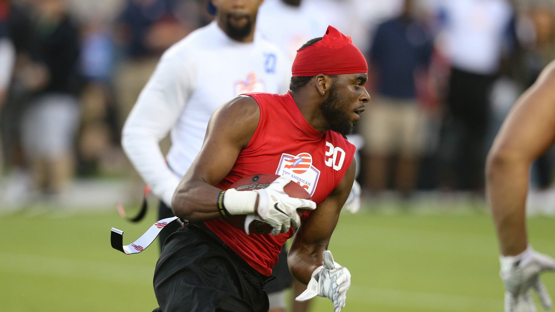 Michael Vick American Flag Football Launch Game