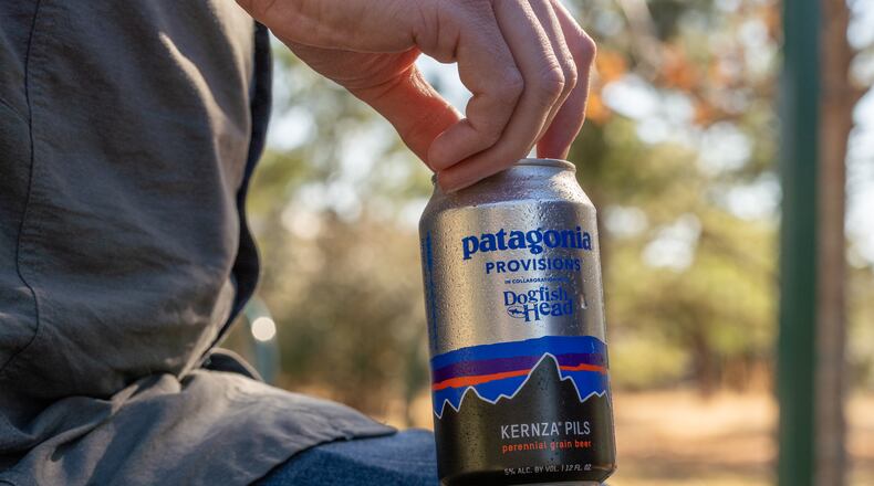 Kernza Pils from Dogfish Head.