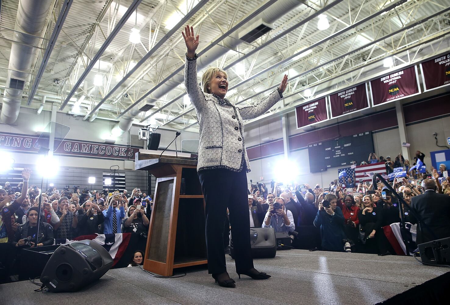 Hillary Clinton wins South Carolina primary