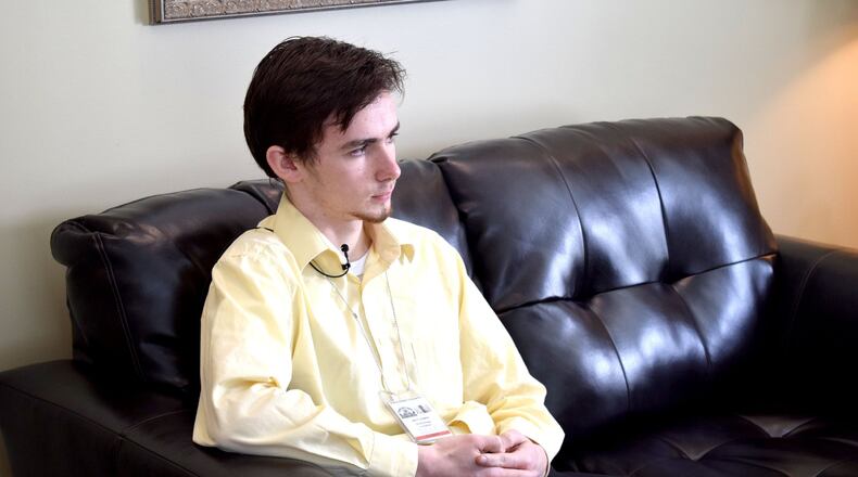 Mitt Comer, previously known as Mitch, said Thursday he hopes to become an inventor after completing his engineering degree at Kennesaw State University. (Photo: Alexis Stevens/astevens@ajc.com)