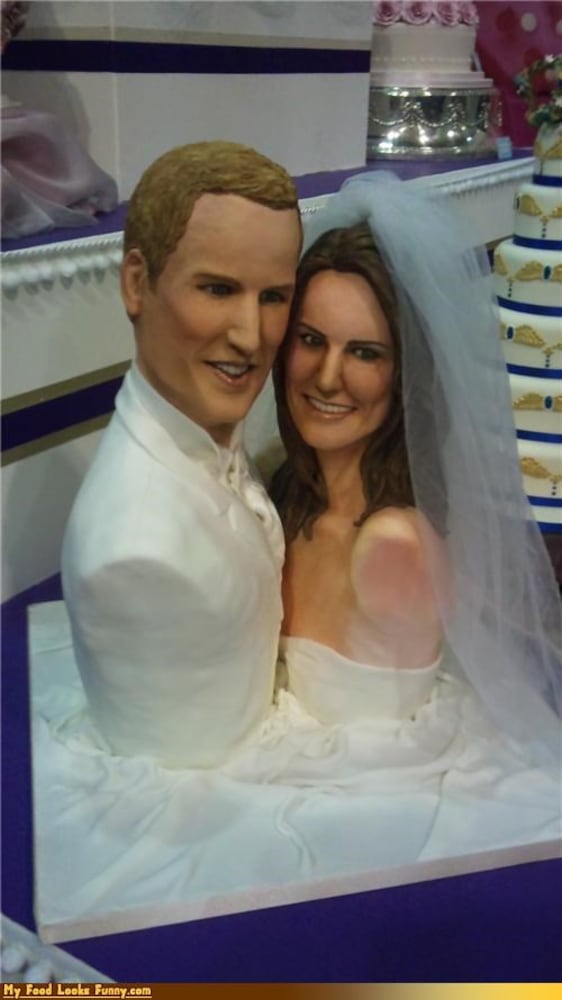 Funny, odd wedding cakes