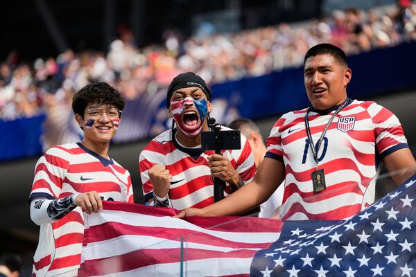 Just call us the 13 Stripes! (Andre Penner/AP)