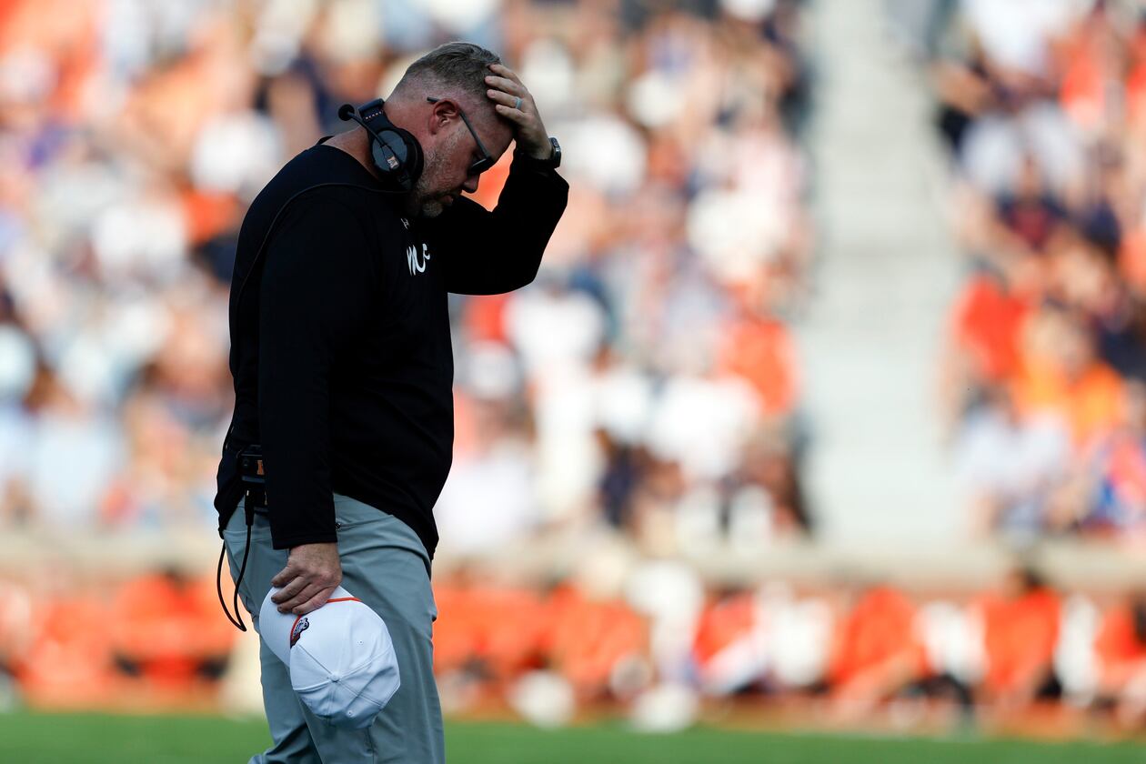 Mercer head coach Mike Jacobs will take over the coaching job in Toledo. (Butch Dill/AP)
