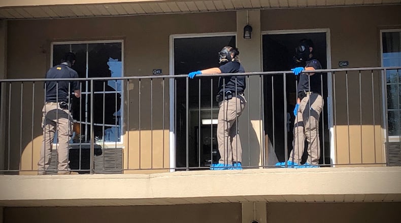 The man was barricaded inside his room when authorities arrived, according to the GBI.