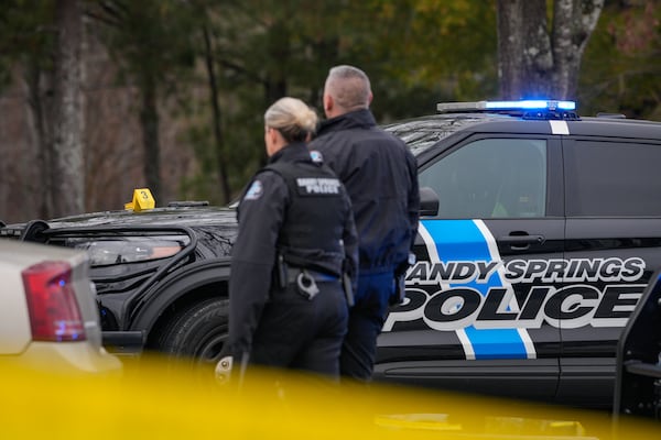 Sandy Springs police initially responded to the area about an assault call. (Ben Hendren for the AJC)