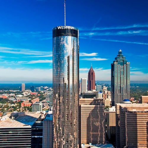 Portman Holdings has acquired the Westin Peachtree Plaza Atlanta, a hotel designed and built by the developer's founder. (Courtesy of Portman Holdings)