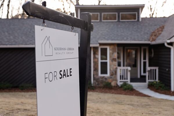 A home for sale in Roswell on Monday, Dec. 22, 2025. (Natrice Miller/AJC)