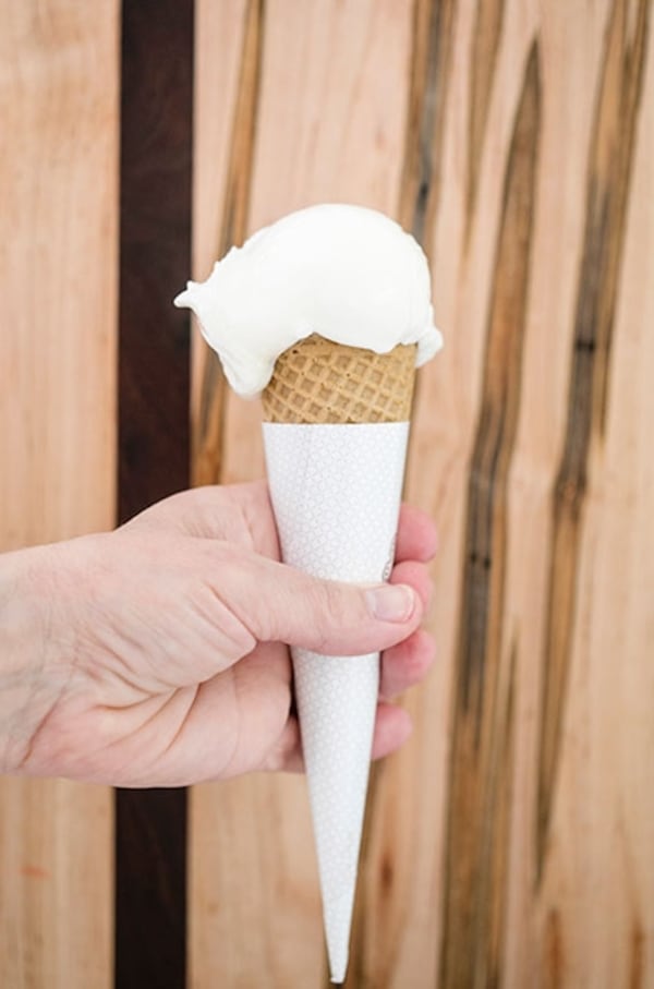 Vanilla bean gelato from Cremalosa, a gelateria in Avondale Estates. (Courtesy of Heidi Harris)