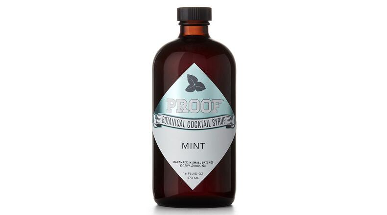 Mint cocktail syrup from Proof Syrup 
Courtesy of Advisory Marketing