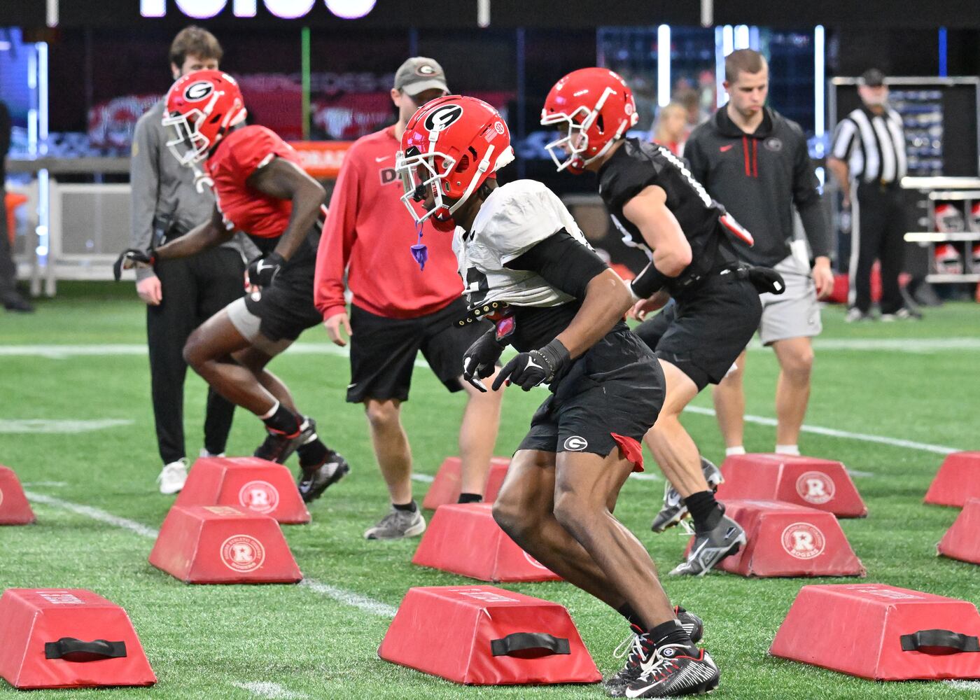 Peach Bowl Georgia practice