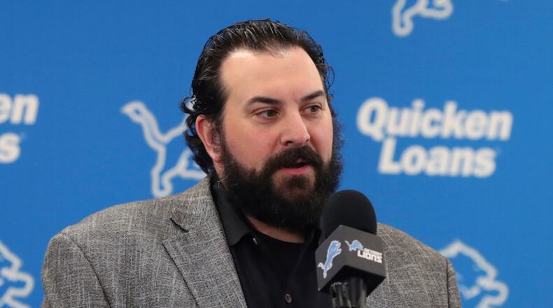 Detroit Lions head coach Matt Patricia. (AP Photo/Carlos Osorio)