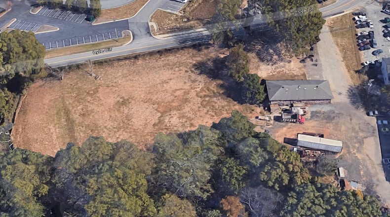 Lawrenceville approves a self-storage facility at 530 Lyle Circle. Google Maps