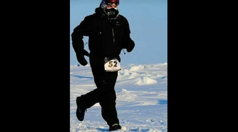 Doug Wright, a Milton resident, ran a half-marathon in the North Pole to raise money and awareness for Type 1 diabetes.