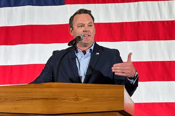 Lt. Gov. Burt Jones, a Republican candidate for governor, has been endorsed by President Donald Trump. (AP)