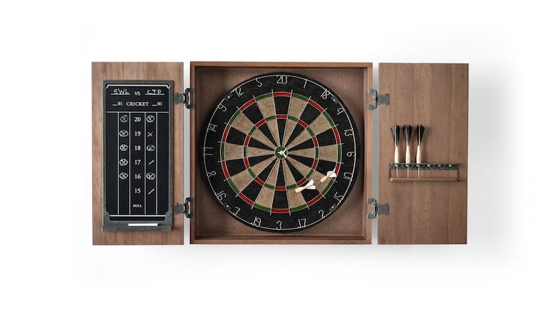 Vintage Dartboard Tournament Set from Restoration Hardware. CONTRIBUTED