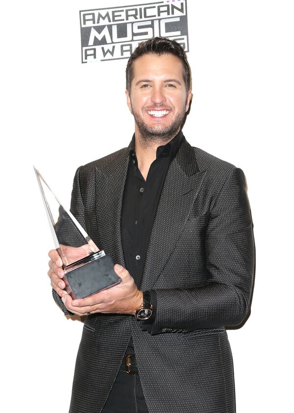 LOS ANGELES, CA - NOVEMBER 23: Singer Luke Bryan attends the 42nd Annual American Music Awards at the Nokia Theatre L.A. Live on November 23, 2014 in Los Angeles, California. (Photo by Frederick M. Brown/Getty Images) LOS ANGELES, CA - NOVEMBER 23: Singer Luke Bryan attends the 42nd Annual American Music Awards at the Nokia Theatre L.A. Live on November 23, 2014 in Los Angeles, California. (Photo by Frederick M. Brown/Getty Images)