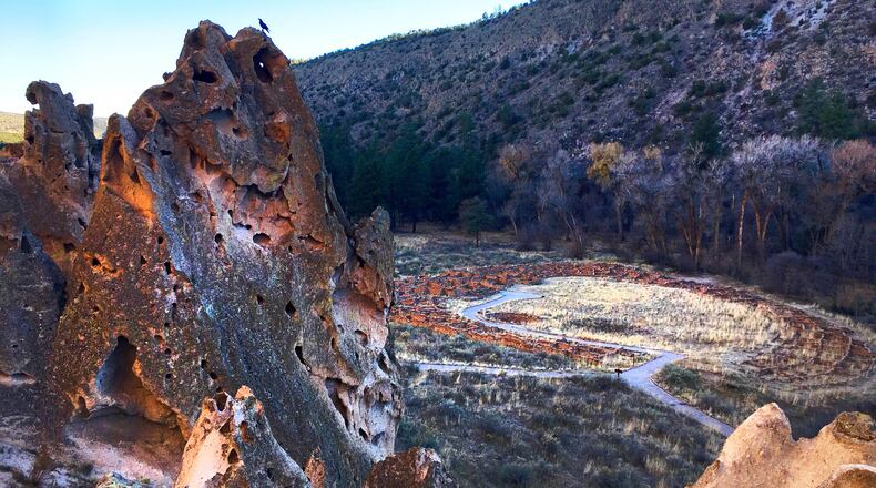 Bandelier National Monument’s Main Loop takes visitors up a trail that offers a view of their civilization. Jessica Kwong/Orange County Register/TNS