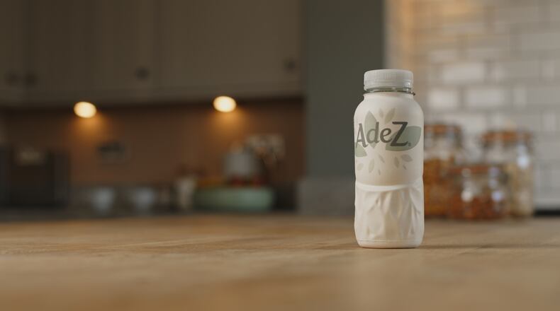 The Coca-Cola Company is testing a paper bottle with consumers in Hungary who buy the plant-based drink AdeZ from one online retailer. (Photo courtesy of Coca-Cola Company)