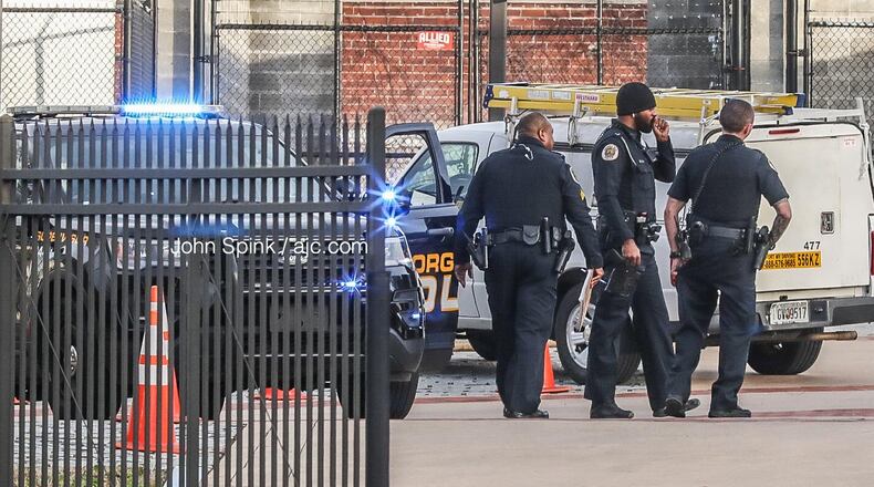 Gas to the research building was shut off and the lab was being ventilated Friday.