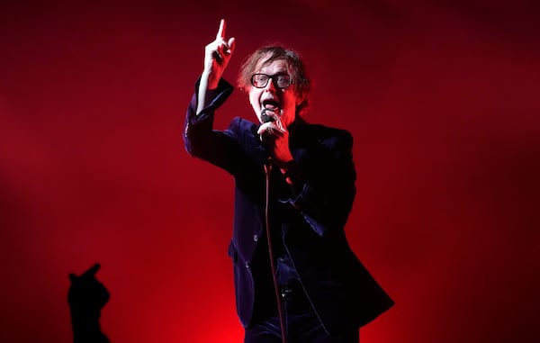 FILE - Jarvis Cocker of the band Pulp performs at the Hollywood Palladium in Los Angeles on Sept. 18, 2024, (AP Photo/Chris Pizzello, File)