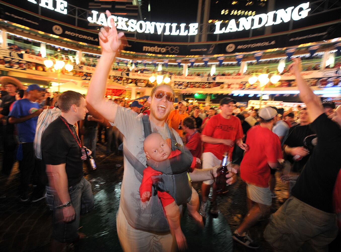 Photos: UGA fans at Jacksonville Landing through the years