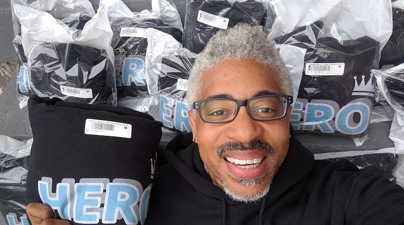 Philanthropy comes in many forms and this season, a HERO hoodie means GOGO - get one give one, with the latter donated to a homeless person.
Courtesy of Sekou Writes