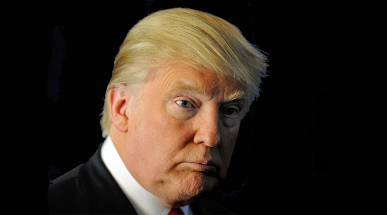 Donald Trump speaks to the media bat the Trump International Hotel & Tower Las Vegas February 2, 2012 in Las Vegas, Nevada. (Photo by Ethan Miller/Getty Images)