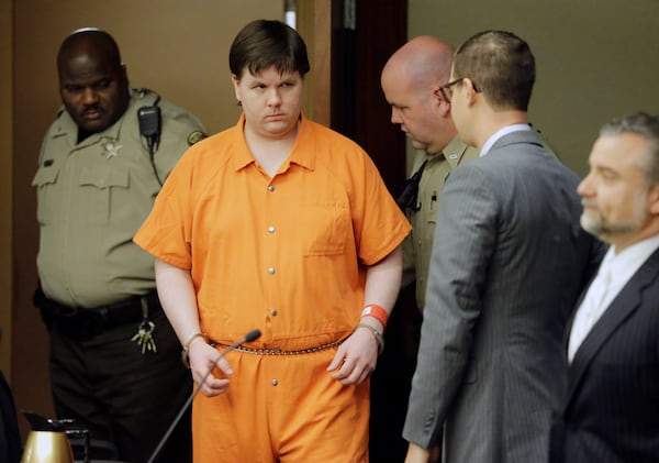 Justin Ross Harris enters court for sentencing on Dec. 5, 2016. (Bob Andres/AJC)