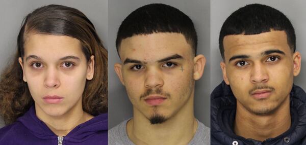 Left to right: Madalyn Nicole Hooker, Bryce Dowell and Dameyon Heck.