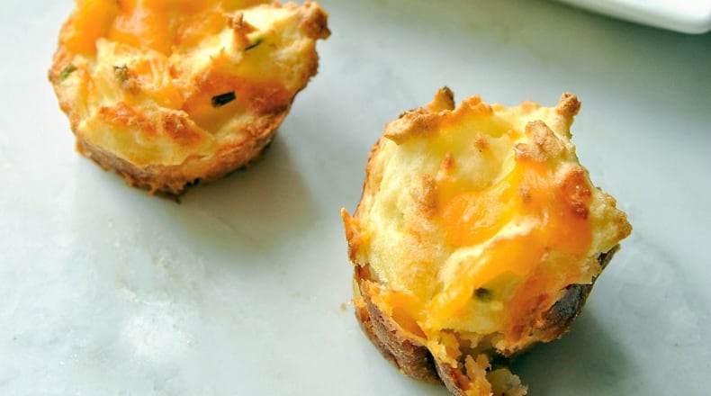 Cheesy Leftover Mashed Potato Muffins. (Gretchen McKay/Pittsburgh Post-Gazette/TNS)