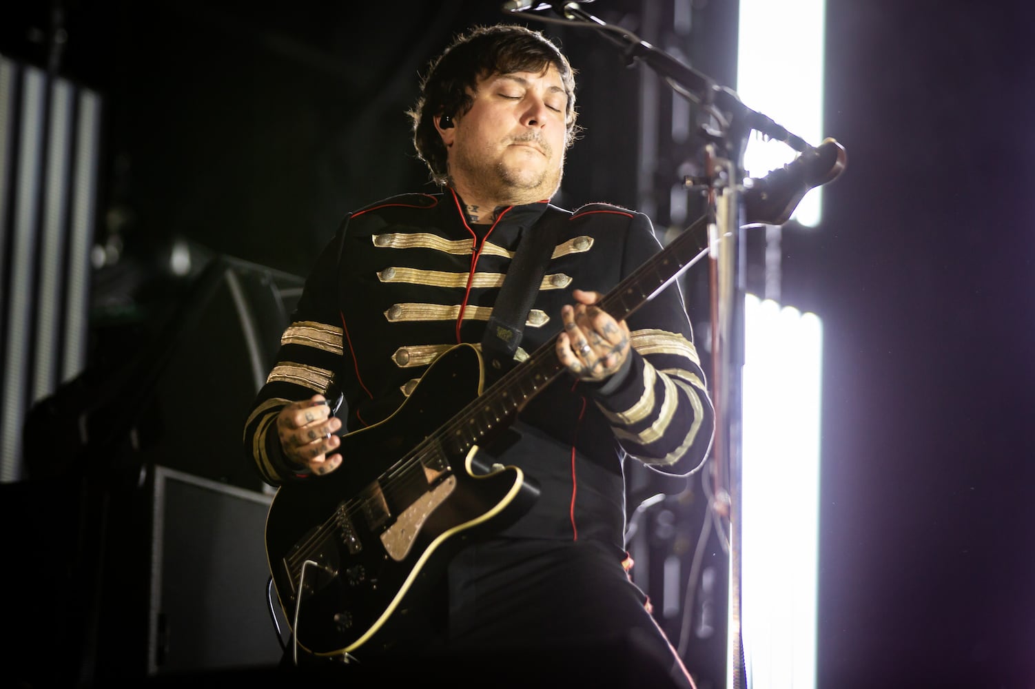My Chemical Romance performs Saturday, Sept. 20, 2025, at the Shaky Knees Music Festival at Piedmont Park in Atlanta. (Ryan Fleisher for the AJC)